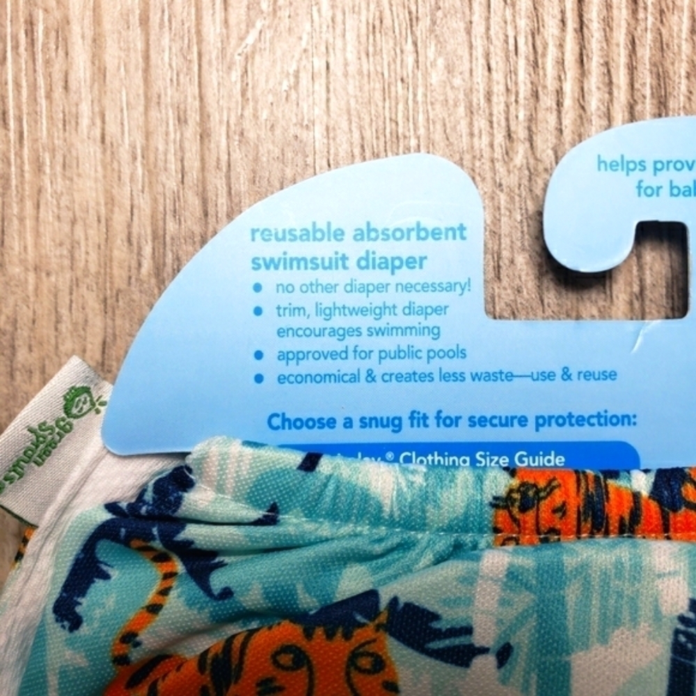 GREEN SPROUTS i Play Swimsuit Diaper Size 6 months- 2 Pairs - Picture 6 of 7